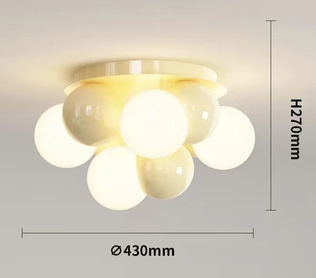Bedroom Living Room Main Light Nordic Creative Magic Bean Room Light Modern Design Ceiling Light