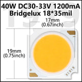 COB LED Chip 3W 5W 7W 10W 20W 30W 40W Light Emitting Diode LED Module Matrix 1313 2020 2828 1919 for Bulb Downlights