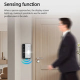 Zigbee DIY Smart Light Switch with Touch Screen Display - US Standard Tuya Wall Switch