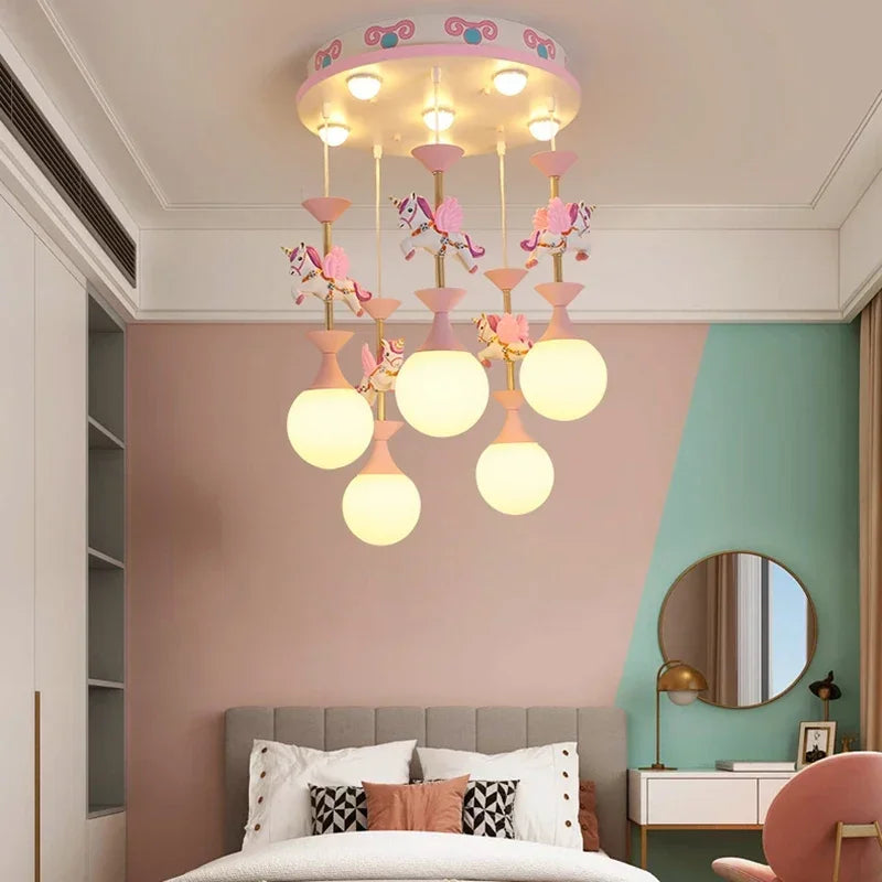 Fantasy Children&#39;s Bedroom Chandeliers Modern Creative LED Pendant Lights For Living Room Decors Lighting Ceiling Lamps