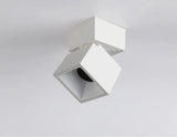 Folding Surface Mount LED Spotlight - No-Drill Anti-Glare Ceiling Downlight