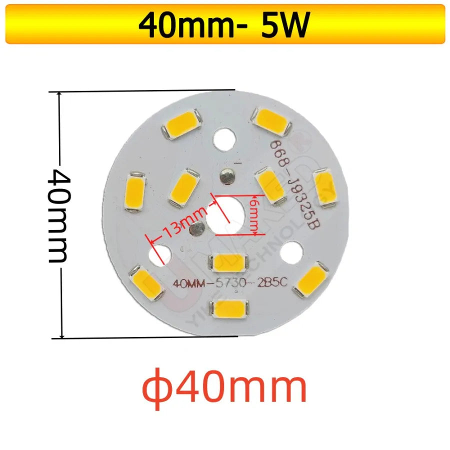 3W 5W 7W 9W 12W 15W 18W 20W 24W SMD5730 Brightness SMD Light Board Led Lamp Panel For Ceiling PCB With LED free shipping