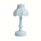 Pagoda Bud Button Battery LED Table Lamps Desk Night For Bedroom Dining Night Light Simple Flower Modern Decoration