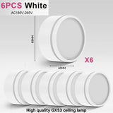 Indoor Led Downlight  GX53 Spot Led Light Replaceable Bulb 220V Ceiling Down Lighting For Bedroom Living Room Home Decor Spotli