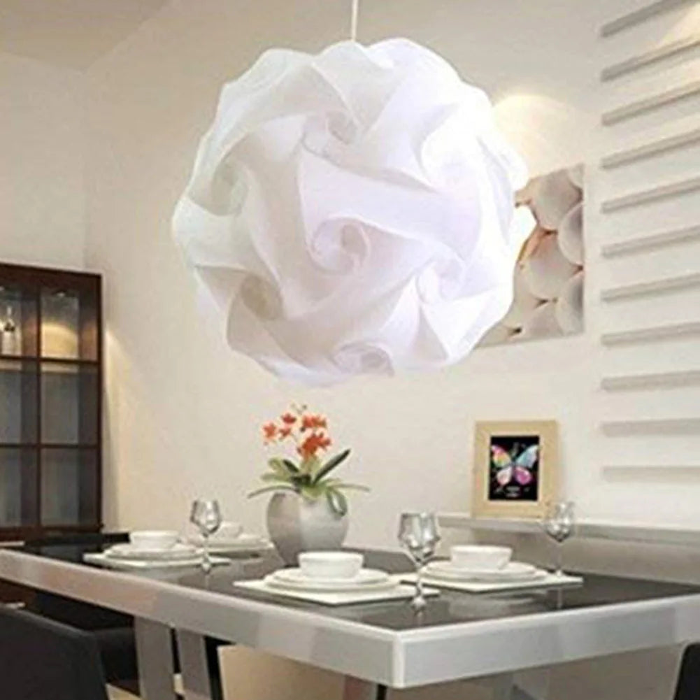 Modern Creative IQ DIY Puzzle Light Nordic Pendant Lamp Shade Decoration Chandelier Hanging Lighting （self-install）