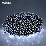 Christmas Outdoor Garden LED String Light 24V Xmas Tree Fairy Lights Waterproof Garland Lamp For Courtyard Holiday Party Decor