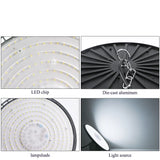 High Bay Light 100W 150W 200W UFO LED 220V 6000K Waterproof IP65 Warehouse Garage Light Super Bright Industrial Lighting