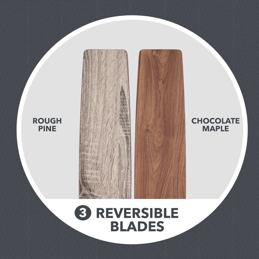 Oil-Rubbed Bronze 3 Blade Ceiling Fans Room Decor Home Fan  Ceiling Fan with Led Light