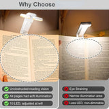 Reading Light, USB Rechargeable Book Light for Reading At Night in Bed,LED Clip on Portable Bookmark Light for Reading in Bed