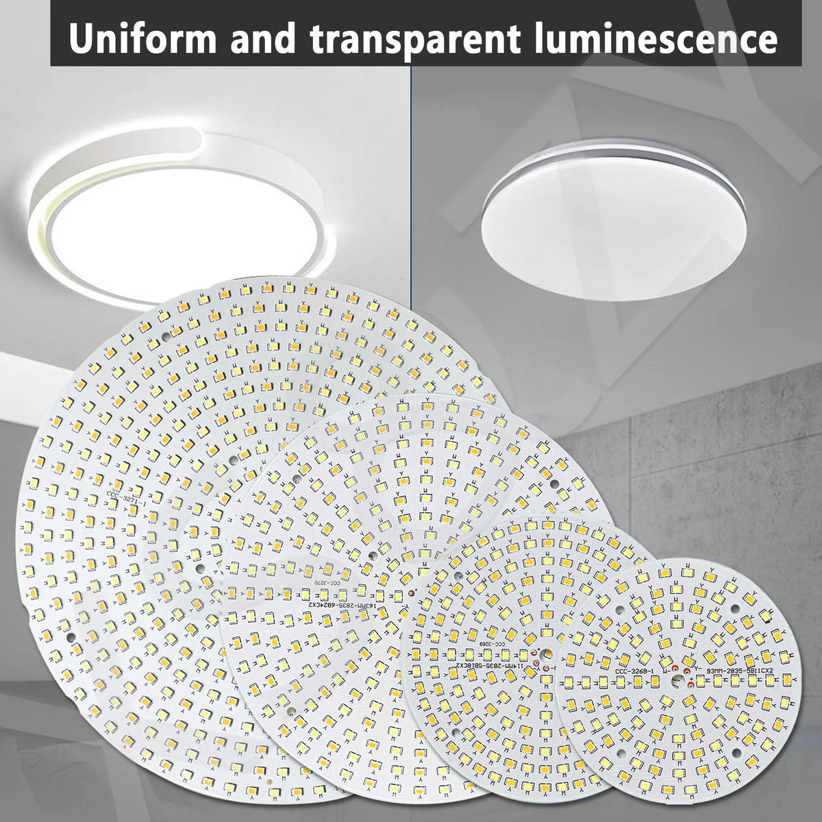 LED Light Board Two-Color LED 10W 18W 24W 36W Chip Source Lamp Bead Constant Current Input Diode For Panel  Light  Ceiling Lamp