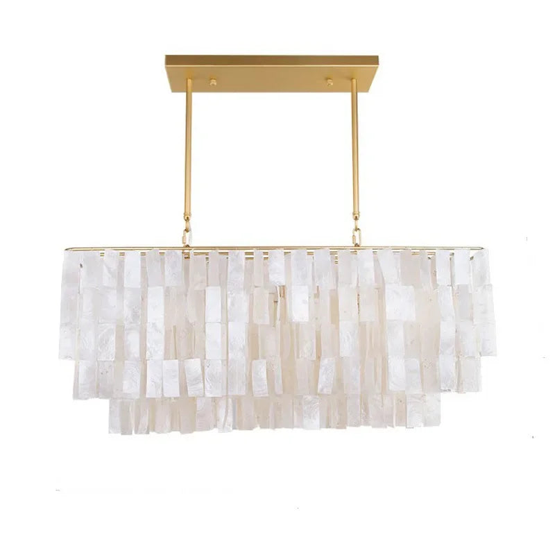 Luxury Shell Pendant Lights Modern Home Decor Living Room Ceiling Main Light Creative Lighting Bedroom Restaurant Chandelier
