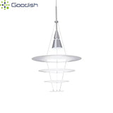 Denmark Louis Poulsen Enigma Pendant Lights Acrylic Slice Ripple Art Creative Lamps for Living Room Home Decoration Chandeliers