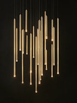 LED Chandeliers For Living Room Stairs Modern Luxury Pendtant Light Villa Attic Ceiling Lamp Hotel Interior Lightin Hanging Lamp