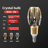 Super Bright LED Crystal Bulb  E27/E14 European Home Light  Dining Room Chandelier warm white cold white 110v 220v 230v 240v