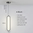 Modern Minimalist LED Pendant Light Chandelier For Bedroom Restaurant Living Room Gold Black Hanging Lamp Decoration Luster