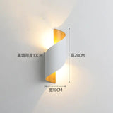 Modern LED Wall Light Waterproof IP65 Up Down 10W Outdoor Lighting Home Hotel Shop Corridor Porch Sconce Wall Lamps AC 220V 110V