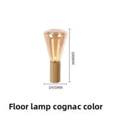 Designer Table Lamp Nordic Minimalist Glass Bottle Floor Lamp Wood Bedside Lamp Design Luminaires for Home Soft Living Room