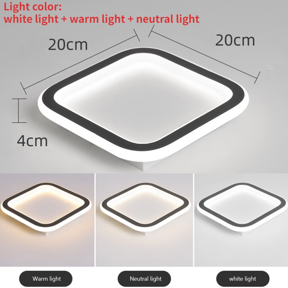Modern LED Ceiling Lights Chandelier Nordic Living Room Lamp Lighting Minimalist Eye Protection for Indoor Living Room Bedroom