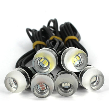 2X 9W 12V SMD LED Chip License Plate Light Bolt Screw Turn Signal Tail Light 5630 LED Number Plate Light Motorcycle Auto Car