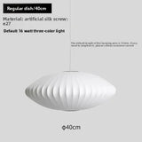 Japanese Wabi-Sabi Handmade Silk Pendant Lamp LED for Living Room Hotel Restaurant Home Decor