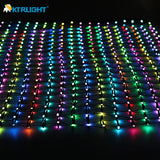DC12V Addressable RGB LED Pebble Matrix Grid Screen (1m x 2m, 800 Pixels) - Flexible Intelligent Seed Light Display