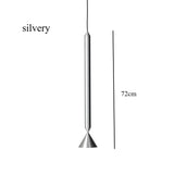 Lamp Long Pole Designer for Kitchen Island Small Single Head Hanging Lamp for Dining Room Bar Macaron Lamp LED