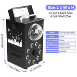 700W RGB 3-in-1 LED Fog Machine with Wireless Remote - Portable Stage Smoke Machine for DJ, Halloween, Christmas & Events
