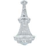 Light Luxury Loft Duplex Crystal Chandelier Villa Chandelier Staircase Long Chandelier European-style Large Chrome Chandelier