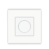 Dimmer Light Switch Rotary Knob Glass Mechanical LED Dimmable Wall Mounted Switches EU Standard Switches