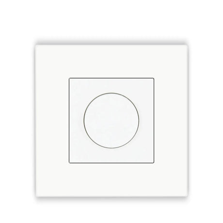 Dimmer Light Switch Rotary Knob Glass Mechanical LED Dimmable Wall Mounted Switches EU Standard Switches