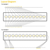Smart Shooting Star Headliner Kit - 6W RGB 12-LED Meteor Light Source - Bluetooth App Control & Music Sync for Luxury Car Roof & Home Star Ceiling