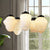 Modern Penthouse Milk White Glass Pendant Light European Retro Coffee Shop Decorative Lighting Fixtures Dining Room Hanging Lamp