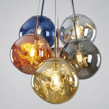 Nordic Lava Texture LED Pendant Light - Minimalist PVC Hanging Lamp