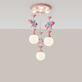Modern Minimalist Children Room Pendant Light Carousel Boy Girl Bedroom Princess Decorate Creative Lovely Art High-end Warm LED