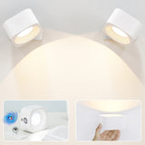 Modern Indoor Wall Lamp Magnetic 360 Projector Rechargeable Sconce Home Lighting Bedroom Living Room Aisle Decor LED Wall Light
