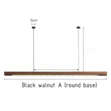 Nordic Solid Wooden Pendant Lighting LED Lamps for Dining Living Room Kitchen Office Shop Long Hanging Indoor Lighting Fixtures