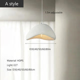 Nordic Wabi Sabi Style Led E27 Chandelier Lustre Dining Room Bedroom Hanghing Home Decor Bar Loft Pendant Fixtures Kitchen Lamp