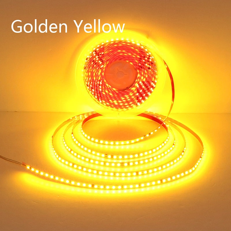 AC220V 230V 5M 600 LED Strip 2835 120LEDs/m Home Lamp Strip Red Ice Blue Green Yellow Pink Flexible And Cuttable Soft Lamp Bar