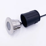 Waterproof Outdoor LED Light, Stainless Steel IP68 Terrace and Garden Ground Light, RGB RGBW, Recessed in Ground Lamp 12V/24V 2W