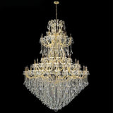 Maria Theresa Chandelier Luxury Clear Crystal Ceiling Chandelier Lighting Led Empire Royal Gold Hanging Light Fixture For Foyer