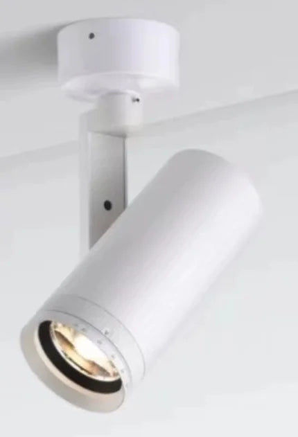 Free rotation adjustable focus 10 ° -55 ° track light dimmable surface mounted ceiling spotlight