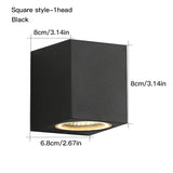 Waterproof indoor outdoor Led wall lights 3W/6W LED Aluminum Wall Lamp Garden Lights Modern wall lights Porch Light Wall