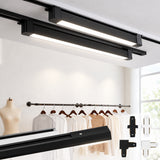 112CM LED Track Light Rail Set (40W/80W) - AC 85-264V Floodlight Spotlight Ceiling Lamp for Clothing Store & Living Room