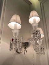 Luxury Crystal LED Wall Lamp - Modern Sconce Light Fixture for Villa Living Room Background, Bedroom Bedside & Home Decor
