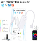 Smart Life APP 5-24V -DW/CCT/RGB/RGBW led Light Strip Wireless Remote Controller Smart Home work with Alexa Google Home