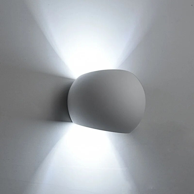 Modern LED Wall Lamp G9 5W Gypsum Wall Light Sconces Lamp door Bedside Bedroom Living Room Decor Lumination Home Kitchen Lighting