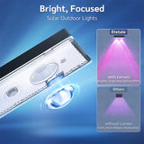 Solar Wall Lamp RGB Path Deck Stair Light Garden LED Lights Waterproof Outdoor Lighting Solar Lamp for Garden Step Patio Fence