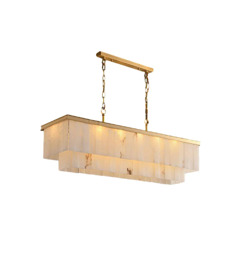 2026 Marble Series Gold Chrome Dimmable Led Chandelier Lighting Lustre Suspension Luminaire Lampen For Living Room