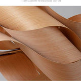 Modern Simple Wooden Chandelier Europe America Simple Creative Bedroom Restaurant E27/E26 Chandelier Wood Decor Ceiling Lamp