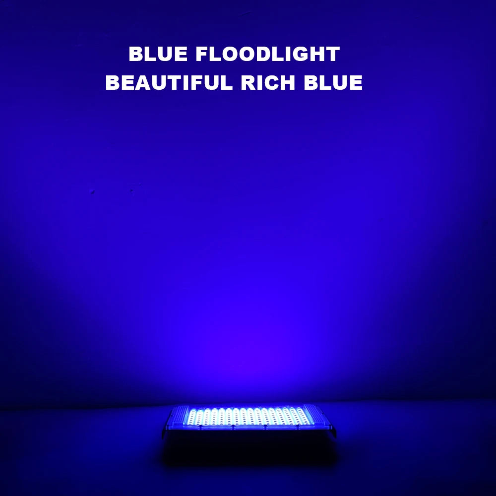 LED Light Adjust Angle Blue Light Floodlight 50/100/150W EU (No) Plug AC220V Outdoor LED Spotlights USB DC5V Party Lighting Lamp